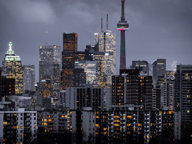 Skyscraper construction progress